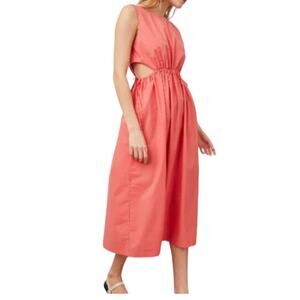 Rails Dress Yvette cut out coral Medium M
